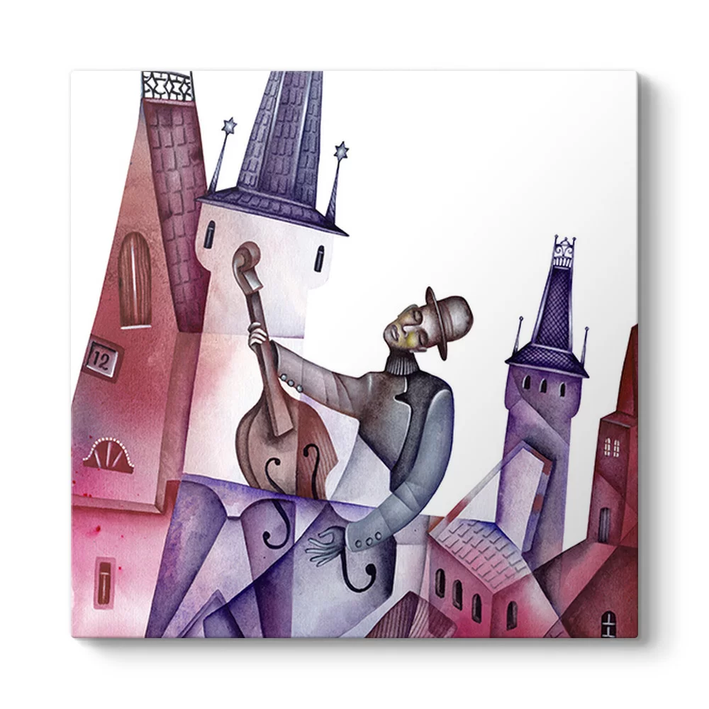 Night Jazz Tablosu - Model 3